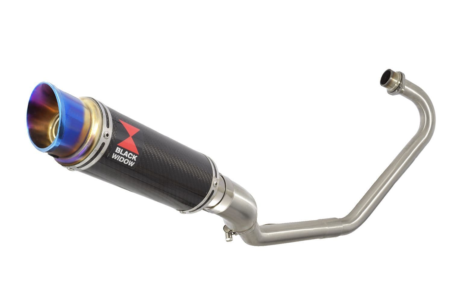GLR125 1 WH-F 2015-2020 Exhaust System 230mm GP Round Blue Tip