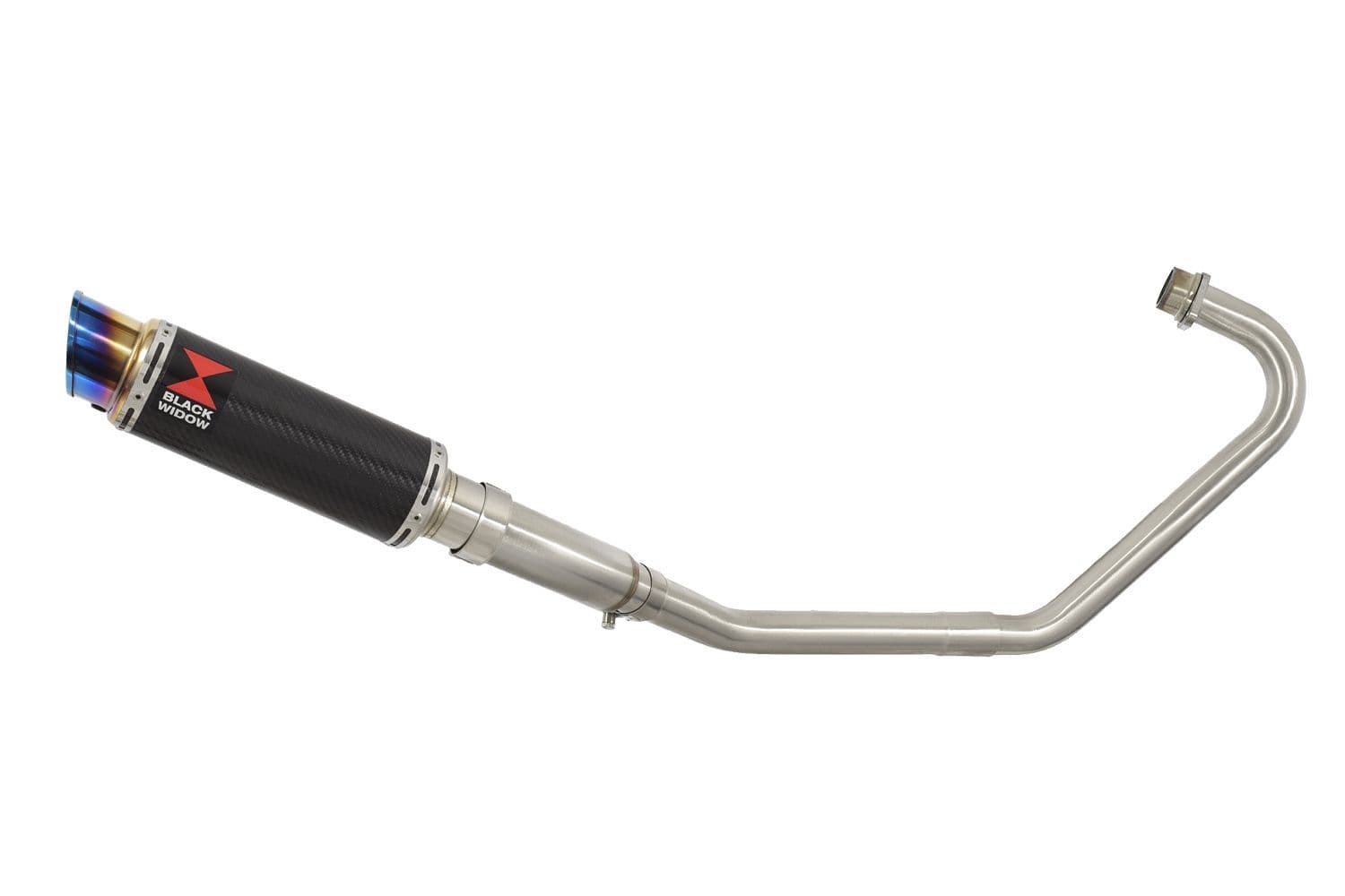 K GLR125 1 WH-F 2015-2020 Exhaust System 230mm GP Round Blue Tip