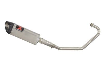 GLR125 (1 WH-F) 2015-2020 Exhaust System 300mm Tri-Oval Stainless Carbon Tip Silencer