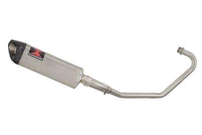 GLR125 (1 WH-F) 2015-2020 Exhaust System 350mm Tri-Oval Stainless Carbon Tip Silencer