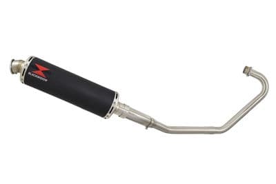 GLR125 (1 WH-F) 2015-2020 Exhaust System 400mm Round Black Stainless Silencer