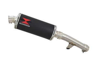 GSF1250 Bandit 07-16 Water Cooled Exhaust Silencer 300mm Oval Black Stainless