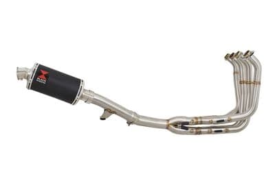GSF1250 Bandit 07-16 Water Cooled Exhaust System 230mm Oval Black Stainless Silencer