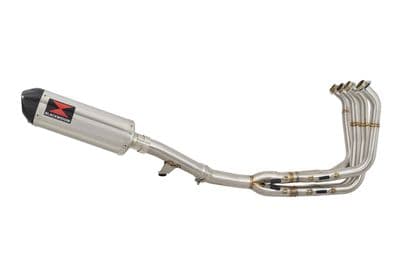 GSF1250 Bandit 07-16 Water Cooled Exhaust system 300mm Oval Stainless Carbon Tip Silencer