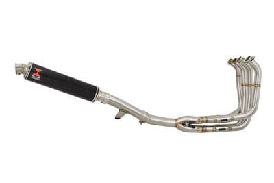 GSF1250 Bandit 07-16 Water Cooled Exhaust System 350mm Round Black Stainless Silencer