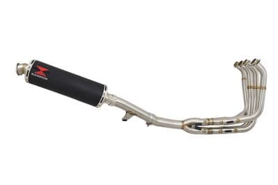 GSF1250 Bandit 07-16 Water Cooled Exhaust System 400mm Round Black Stainless Silencer