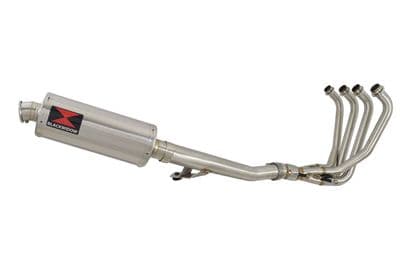 GSF600 Bandit 95-04 Oil Cooled Race Exhaust System 300mm Oval Stainless Silencer