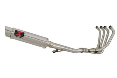 GSF600 Bandit 95-04 Oil Cooled Race Exhaust System 360mm Stainless GP Round Silencer