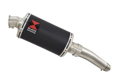 GSR 750 2011-2016 Exhaust Silencer Kit 230mm Oval Black Stainless