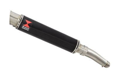 GSR 750 2011-2016 Exhaust Silencer Kit 350mm GP Round Black Stainless