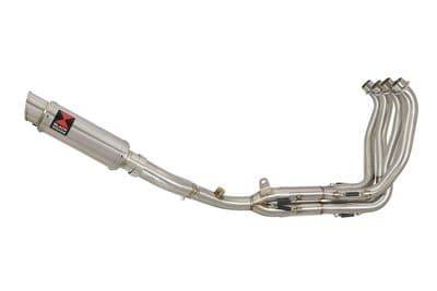 GSR 750 2011-2016 Performance De Cat Exhaust System + 230mm Round GP Stainless Silencer