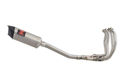 GSX 1300 R HAYABUSA 2021 - 2026-1 Race De - Cat Full System 300mm Hexagonal Carbon Tip  Silencer
