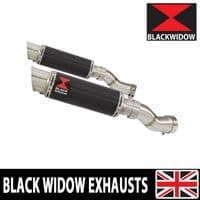 GSX 1300 R HAYABUSA 2021 - 2026 4-2 Link Pipes + 230mm GP Round Carbon Silencers