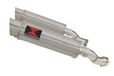 GSX 1300 R HAYABUSA 2021 - 2026 4-2 Link Pipes + 360mm GP Round Stainless Silencers