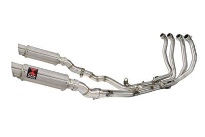 GSX 1300 R HAYABUSA 2021 - 2026 4-2 Race De - Cat Exhaust System 230mm GP Round Stainless Silencers