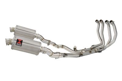 GSX 1300 R HAYABUSA 2021 - 2026 4-2 Race De - Cat Exhaust System 230mm Oval Stainless Silencers