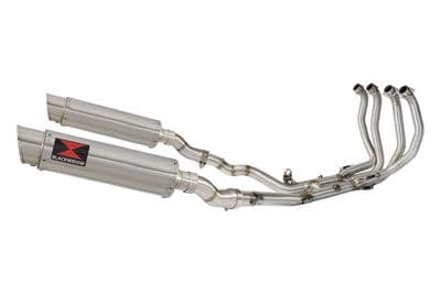 GSX 1300 R HAYABUSA 2021 - 2026 4-2 Race De - Cat Exhaust System 360mm GP Round Stainless Silencers
