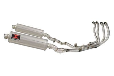 GSX 1300 R HAYABUSA 2021 - 2026 4-2 Race De - Cat Exhaust System 400mm Oval Stainless Silencers