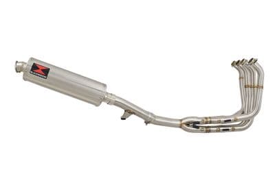 GSX 650 F 07-16 Water Cooled Race Exhaust System + 300mm Oval Stainless Silencer