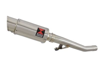 GSX 750 Inazuma Link Pipe and 200mm Round Stainless Silencer