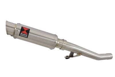 GSX 750 Inazuma Link Pipe and 230mm GP Round Stainless Silencer