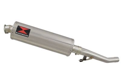GSX 750 Inazuma Link Pipe and 400mm Oval Stainless Silencer