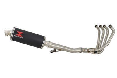 GSX 750 Inazuma Performance Race Exhaust 300mm Round Black Stainless Silencer