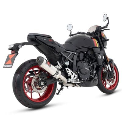 GSX-8 T / 8TT 2025 - 2026 Exhaust System 300 mm Oval Stainless  Steel Carbon Tip Silencer