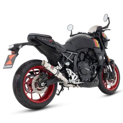 GSX-8 T / 8TT 2025 Exhaust System 230 mm Round GP Stainless Steel Silencer