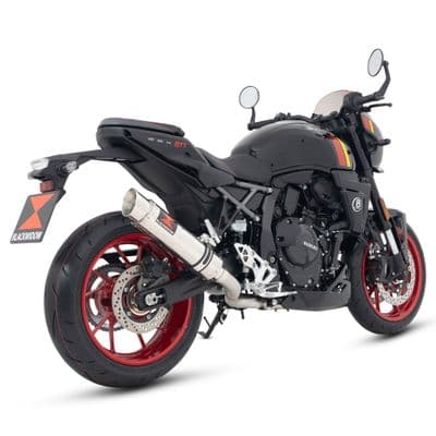 GSX-8 T / 8TT 2025 Exhaust System 360 mm Round GP Stainless Steel Silencer