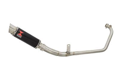 GSX-S 125 / 150 2017 - 2024 Performance Exhaust System + 230mm GP Round Black Stainless Silencer