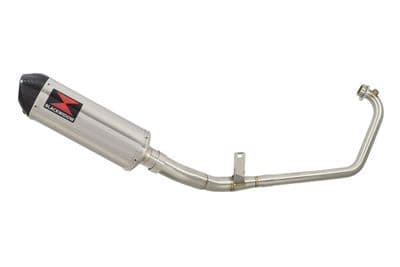 GSX-S 125 / 150 2017 - 2024 Performance Exhaust System + 300mm Oval Stainless Carbon Tip Silencer