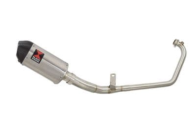 GSX-S 125 / 150 2017 - 2025 Performance Exhaust System + 200mm Oval Stainless Carbon Tip Silencer