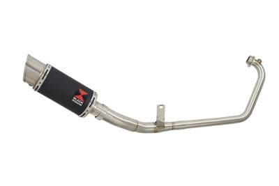 GSX-S 125 / 150 2017 - 2025 Performance Exhaust System + 200mm Round Black Stainless Silencer