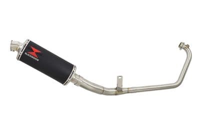 GSX-S 125 / 150 2017 - 2025 Performance Exhaust System + 300mm Oval Black Stainless Silencer