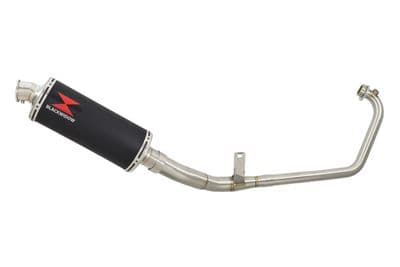 GSX-S 125 / 150 2017 - 2025 Performance Exhaust System + 300mm Round Black Stainless Silencer