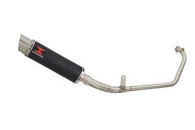 GSX-S 125 / 150 2017 - 2025 Performance Exhaust System + 360mm GP Round Black Stainless Silencer