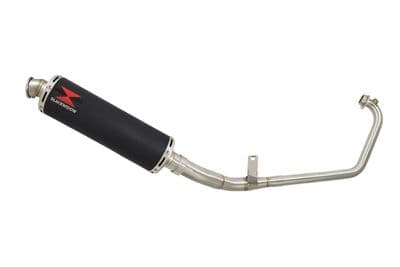 GSX-S 125 / 150 2017 - 2025 Performance Exhaust System + 400mm Round Black Stainless Silencer