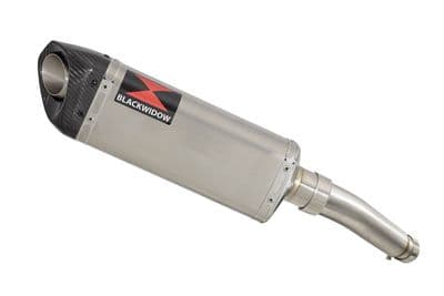 GSX-S 750 2015-2023 Exhaust Silencer Kit + 300mm Tri Oval Stainless Carbon Tip Silencer