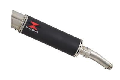 GSX-S 750 2015-2023 Exhaust Silencer Kit + 360mm GP Round Black Stainless Silencer