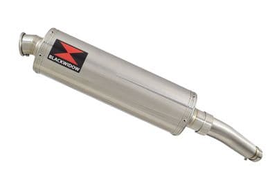 GSX-S 750 2015-2023 Exhaust Silencer Kit + 400mm Oval Stainless Silencer