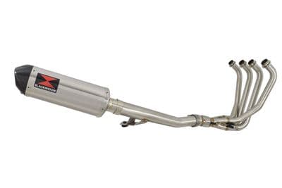 GSX1200 INAZUMA Performance Race Exhaust 300mm Oval Stainless Carbon Tip Silencer
