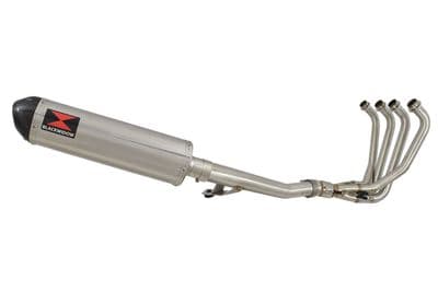 GSX1200 INAZUMA Performance Race Exhaust 400mm Oval Stainless Carbon Tip Silencer
