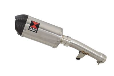 GSX1250FA 2010-2016 Water Cooled Exhaust Link Pipe + 200mm Oval Stainless Carbon Tip Silencer