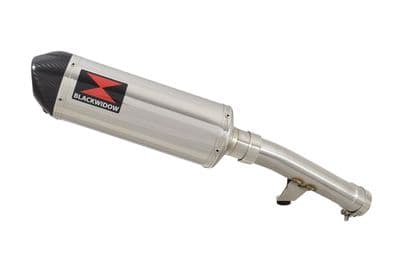 GSX1250FA 2010-2016 Water Cooled Exhaust Link Pipe + 300mm Oval Stainless Carbon Tip Silencer