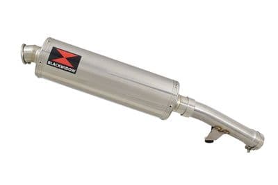 GSX1250FA 2010-2016 Water Cooled Exhaust Link Pipe + 400mm Oval Stainless Silencer