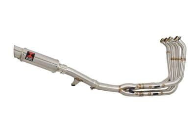 GSX1250FA 2010-2016 Water Cooled Race Exhaust System 230mm GP Round Stainless Silencer