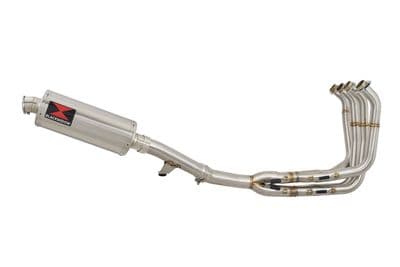 GSX1250FA 2010-2016 Water Cooled Race Exhaust System 300mm Oval Stainless Silencer