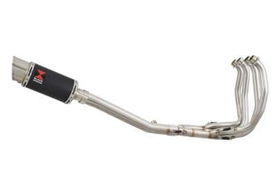 GSX1300 R HAYABUSA 1999-2007 4-1 Exhaust System 200mm Round Black Stainless Silencer