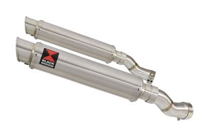 GSX1300R HAYABUSA 2021 - 2025 4-2 Link Pipes + 350mm GP Round Stainless Silencers